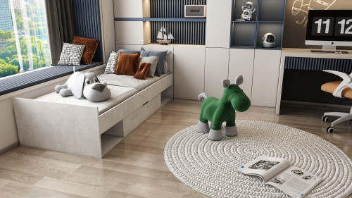 Кровать односпальная с ящиком ViA- Сити СЛ-2