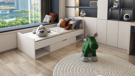 Кровать односпальная с ящиком ViA- Сити СЛ-2