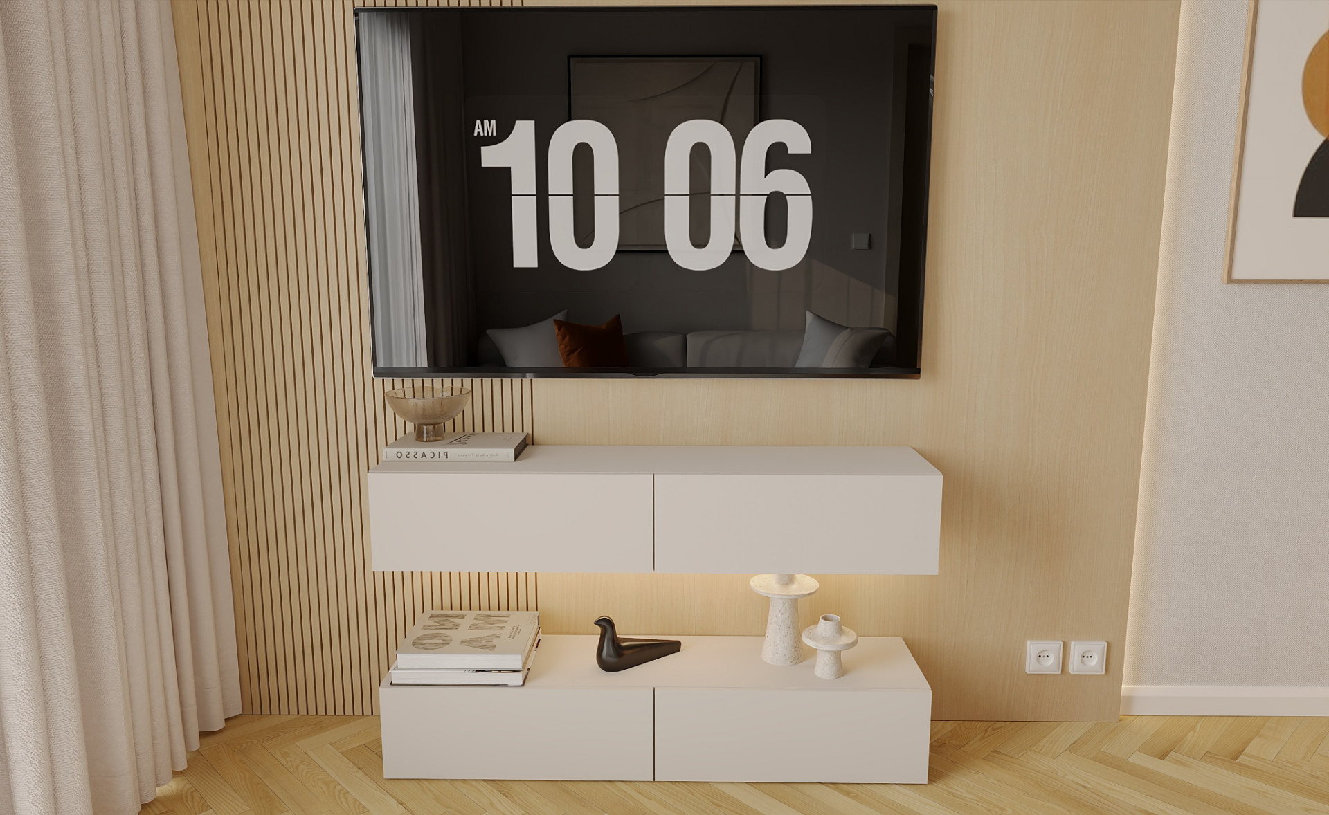 Гостиная ViA- ВТ-10 (2 тумбы)