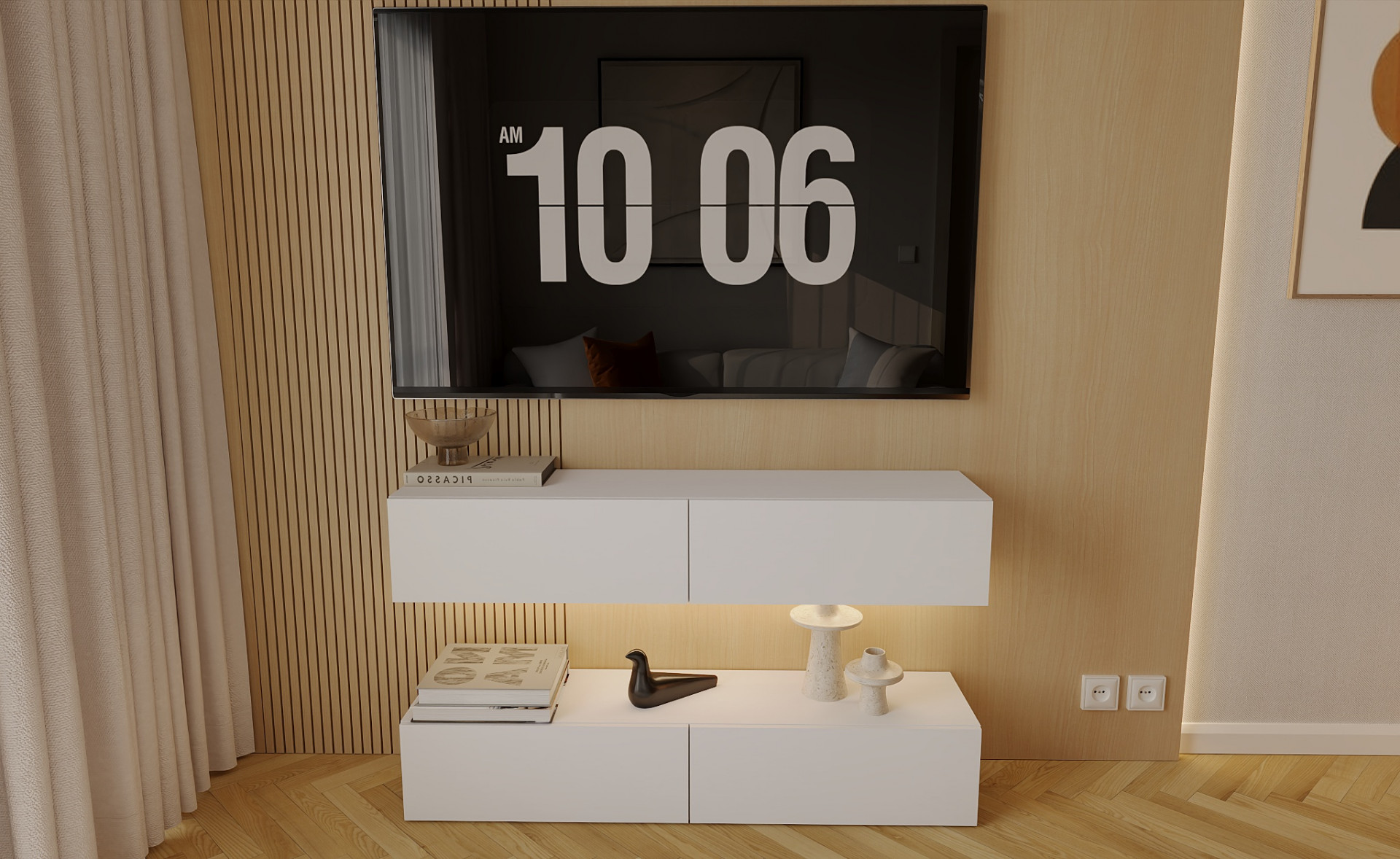 Гостиная ViA- ВТ-10 (2 тумбы)