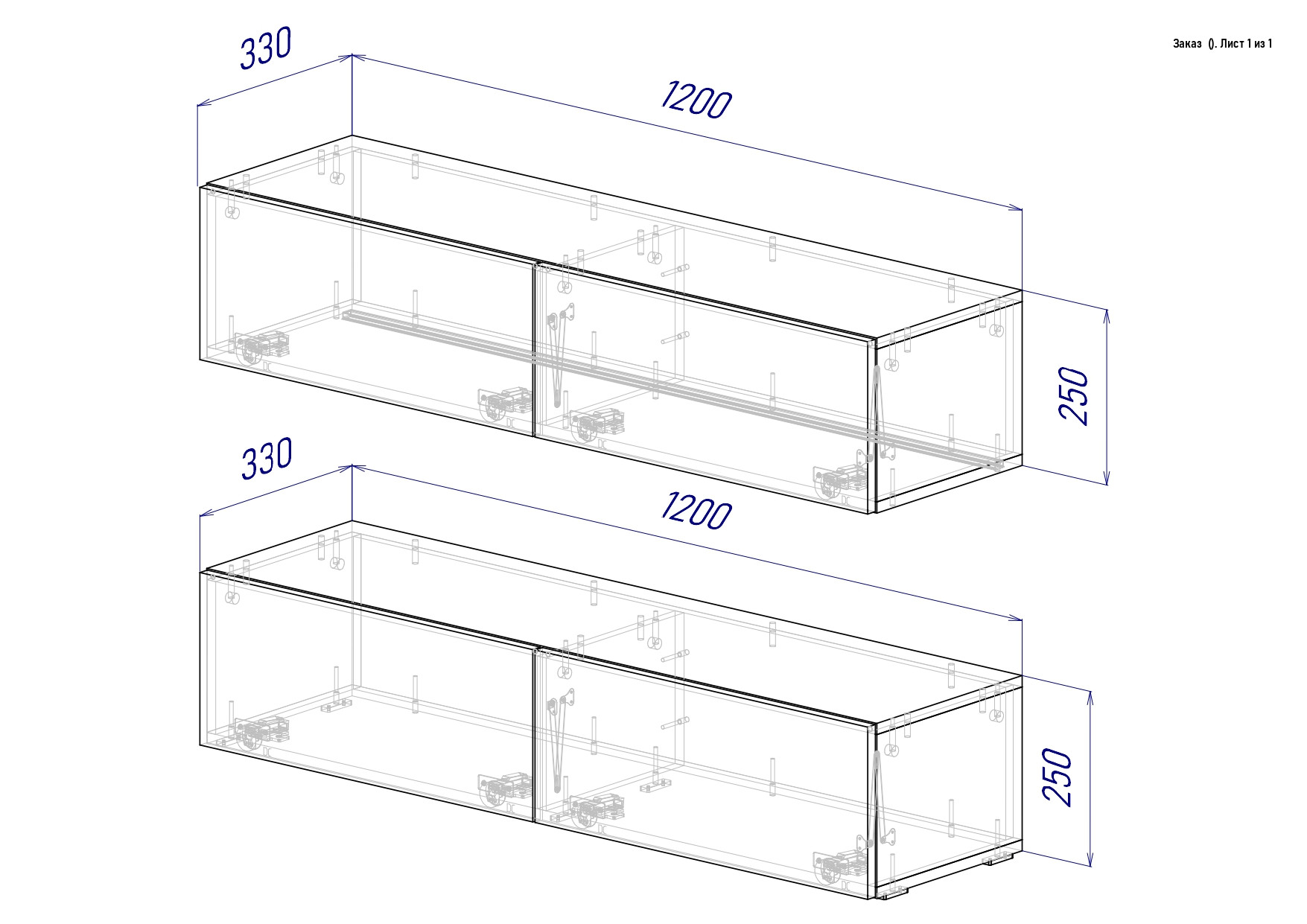 Гостиная ViA- ВТ-10 (2 тумбы)