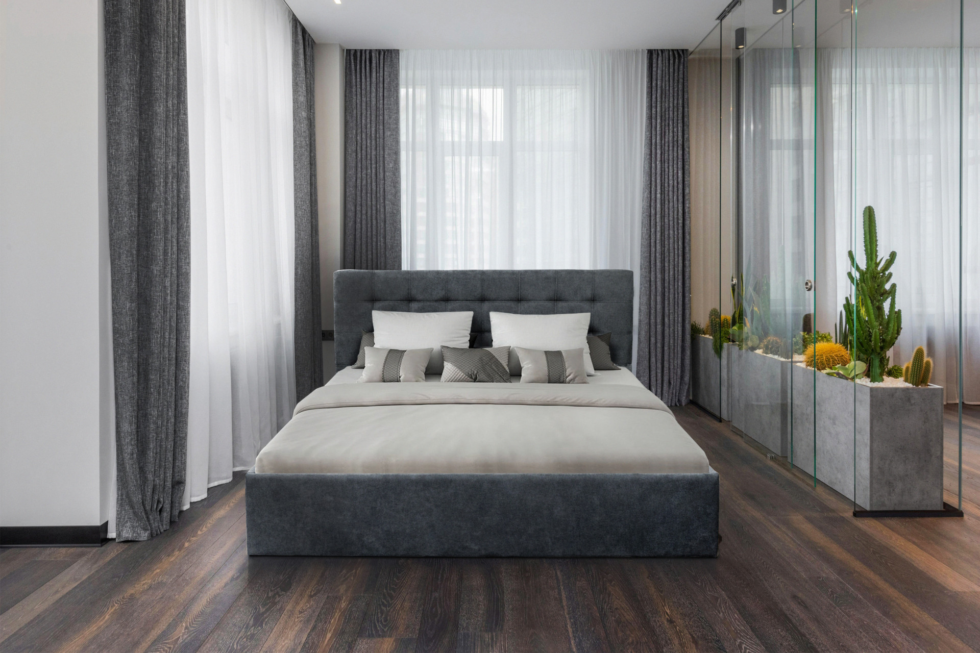 Кровать с подъемным механизмом 160х200 см BIO- Софт Мишель (темно-серый)