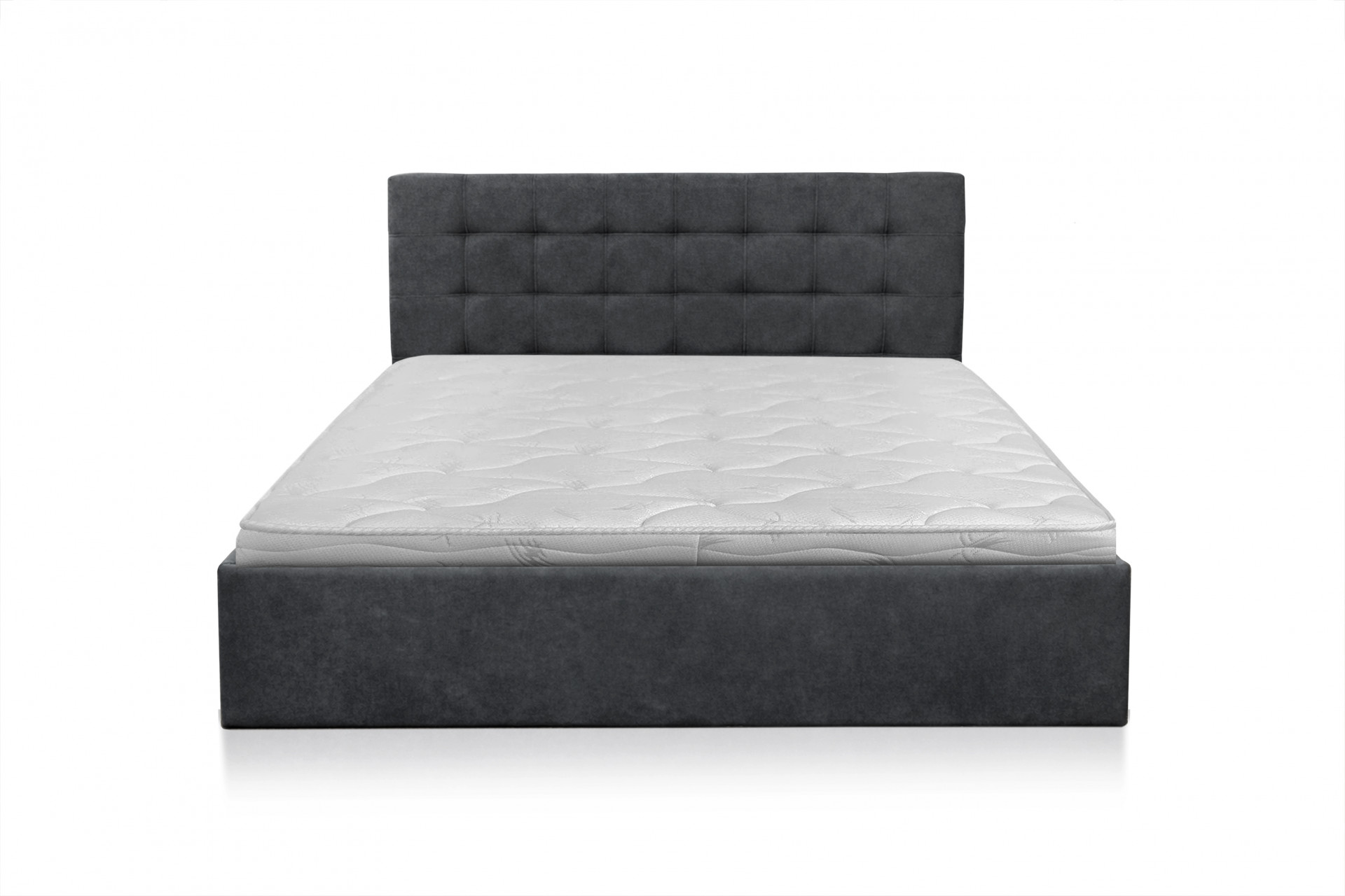 Кровать с подъемным механизмом 160х200 см BIO- Софт Мишель (темно-серый)