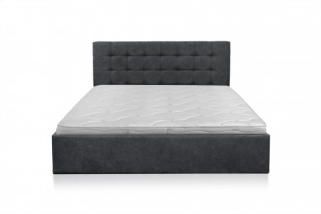 Кровать с подъемным механизмом 160х200 см BIO- Софт Мишель (темно-серый)