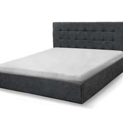 Кровать с подъемным механизмом 160х200 см BIO- Софт Мишель (темно-серый)