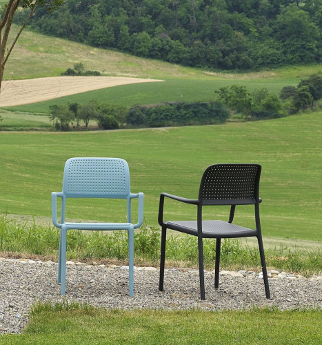 Кресло из полипропилена Nardi Outdoor BORA (голубой, зеленый)
