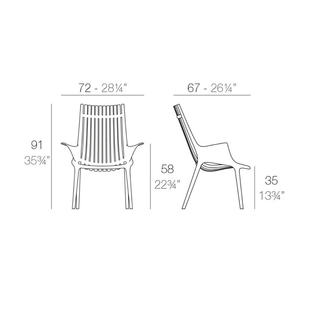 Комплект садовый для отдыха TERR- Vondom Ibiza (белый)