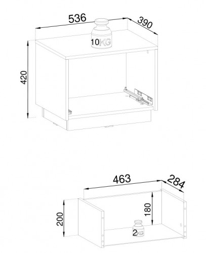Тумба прикроватная Perfect Home Royal S54 Белый