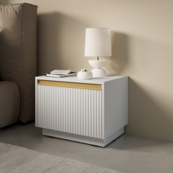 Тумба прикроватная Perfect Home Royal S54 Белый