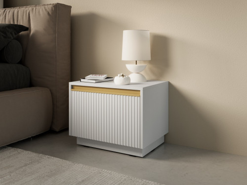Тумба прикроватная Perfect Home Royal S54 Белый