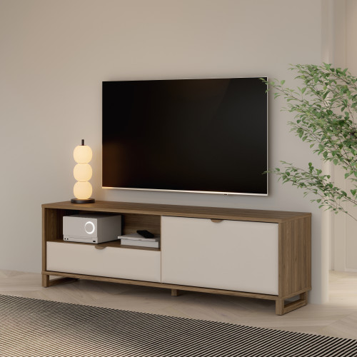 Тумба TV Forte​ MAREDA MAQT121R дуб Валенсия /песочный