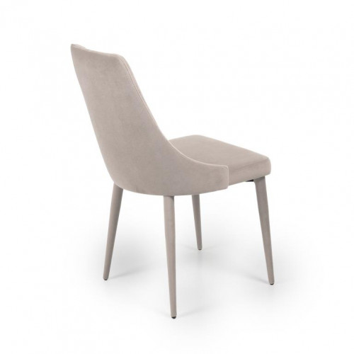 Стул Avn- LEMIS Light Grey Velvet светло- серый