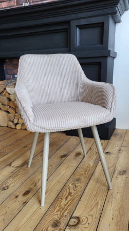 Стул обеденный VTR- М-240 миндаль + капучино (вельвет рубчик)