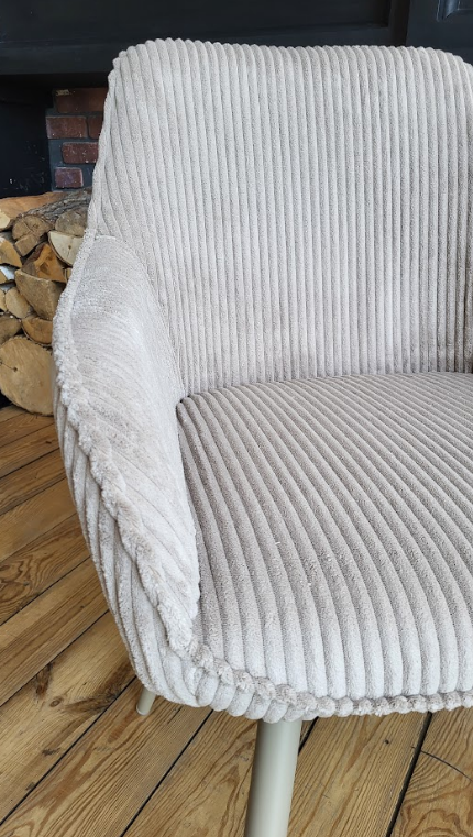 Стул обеденный VTR- М-240 миндаль + капучино (вельвет рубчик)