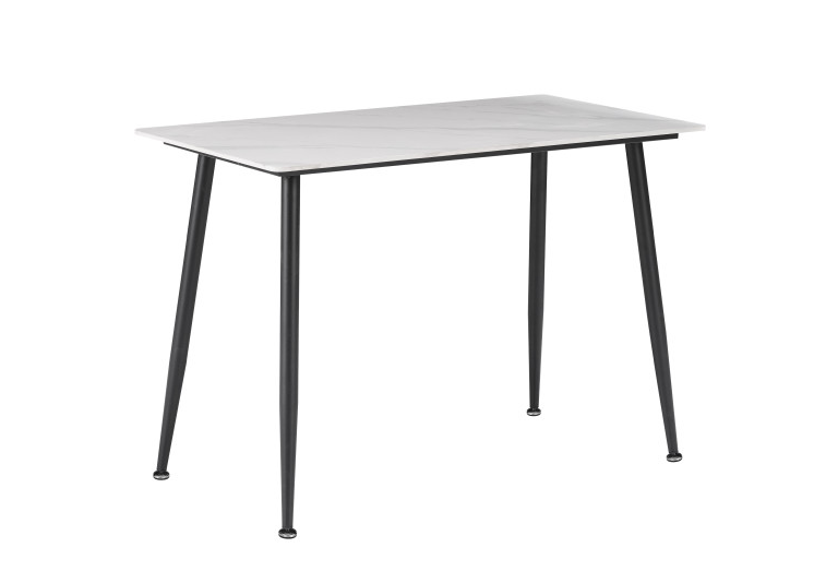 Стол обеденный Prime TC EVRO- Davis Matt silver white матовая керамика WT-7SA