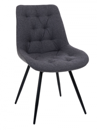 Стул обеденный поворотный AMF- Liara темно-серый 180 градусов