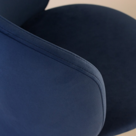 Стул обеденный LVK- Lilo черный/ ткань (Venus Velvet 2924) 