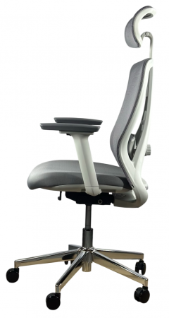 Кресло офисное- компьютерное эргономичное Perfect Home HQOC-23A-G премиум,серый