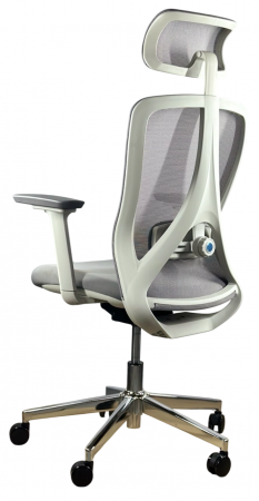 Кресло офисное- компьютерное эргономичное Perfect Home HQOC-23A-G премиум,серый