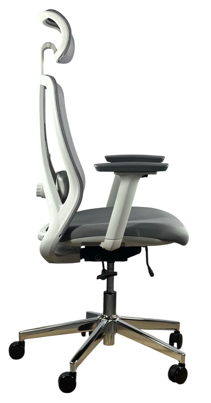 Кресло офисное- компьютерное эргономичное Perfect Home HQOC-23A-G премиум,серый