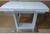 Стол обеденный модерн DSN- DT 8073 керамика белый 