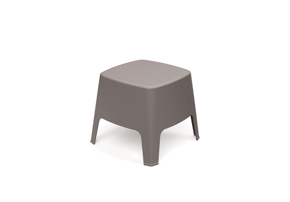 Стол кофейный уличный VLL- FERNE Milane (коричневый, белый, кремовый)