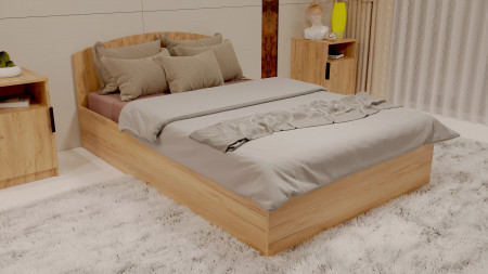 Кровать двуспальная ViA- Сити СЛ-3