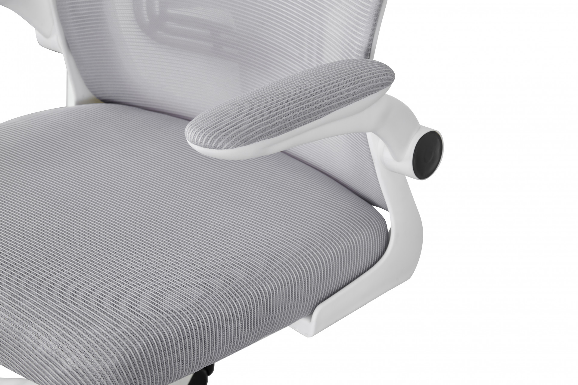 Стул компьютерный BIO- Office Аэро (серый/белый)