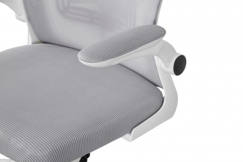 Стул компьютерный BIO- Office Аэро (серый/белый)