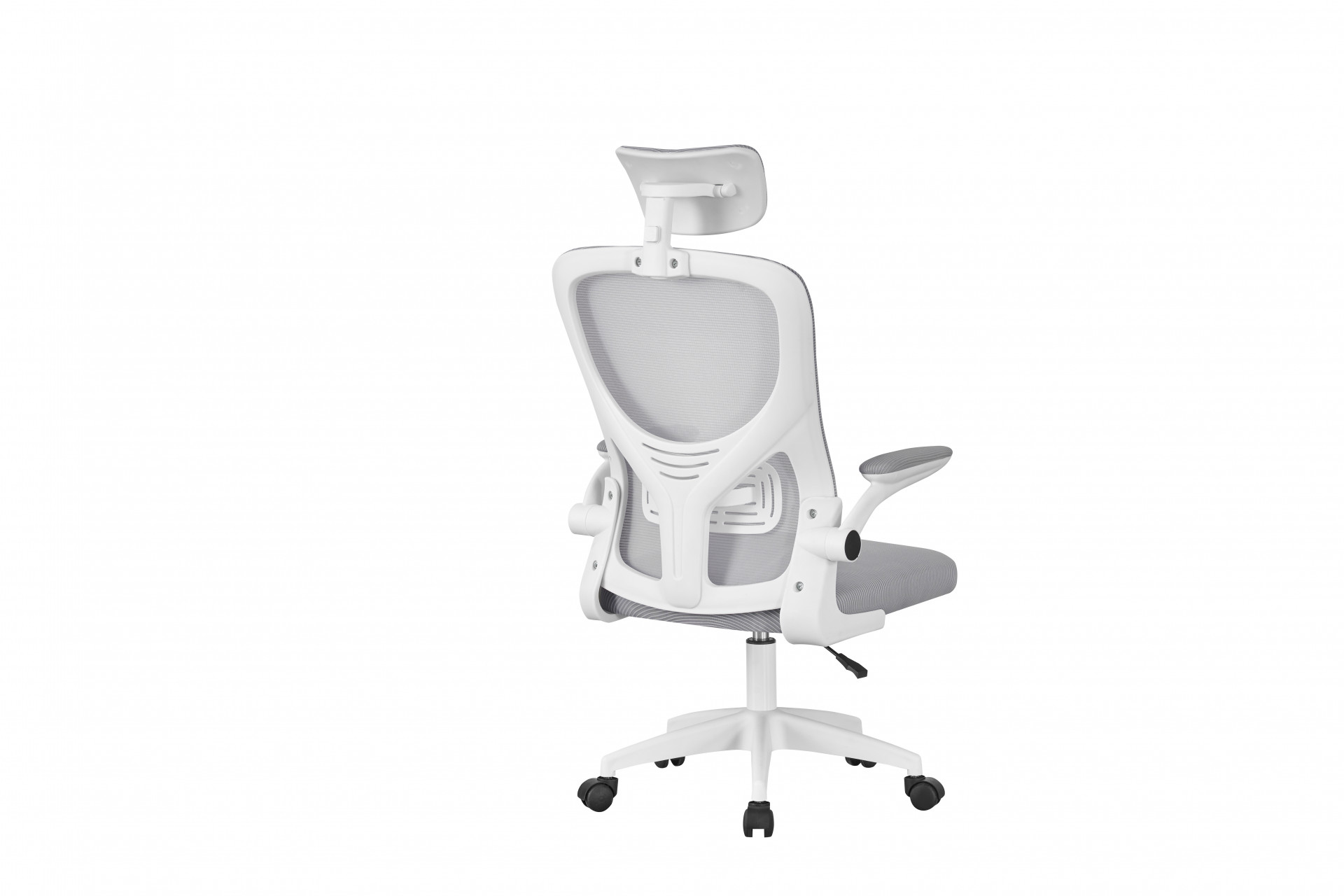 Стул компьютерный BIO- Office Аэро (серый/белый)