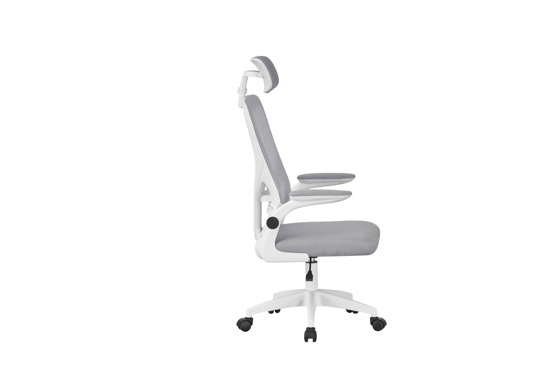 Стул компьютерный BIO- Office Аэро (серый/белый)