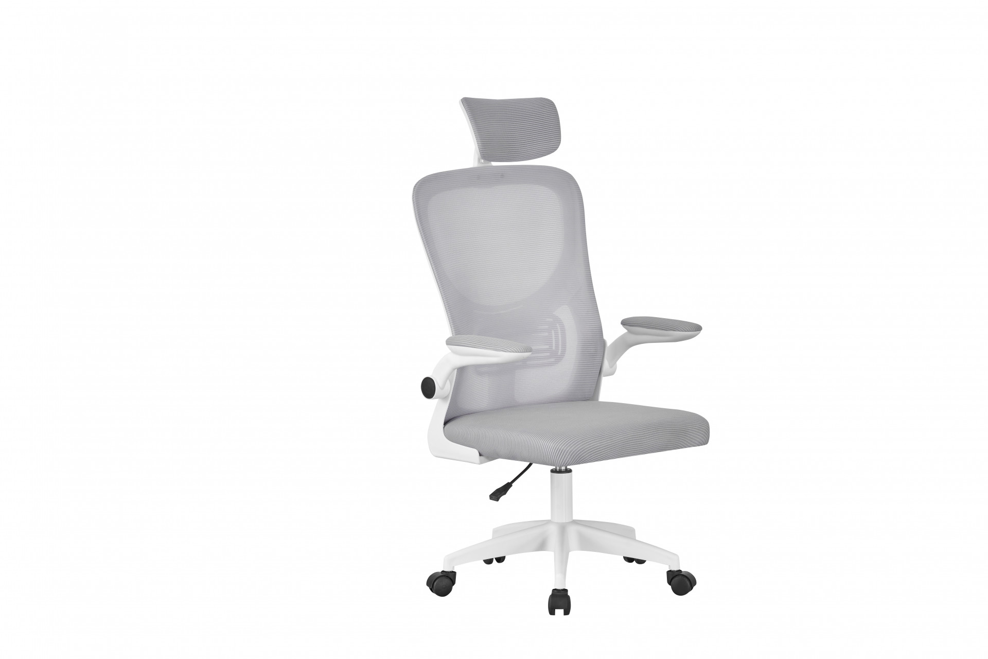 Стул компьютерный BIO- Office Аэро (серый/белый)