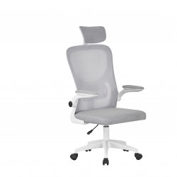 Стул компьютерный BIO- Office Аэро (серый/белый)