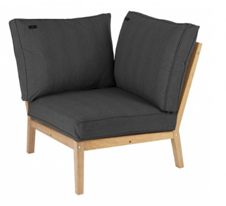 Угловой модуль из дерева непромокаемый Alexander Rose TEA- ROBLE TIVOLI LOUNGE CORNER MODULE (W/OLEFIN CUSHION) 
