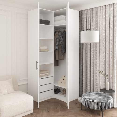 Шкаф угловой 240х100х100 см KOD- ШК-У-2