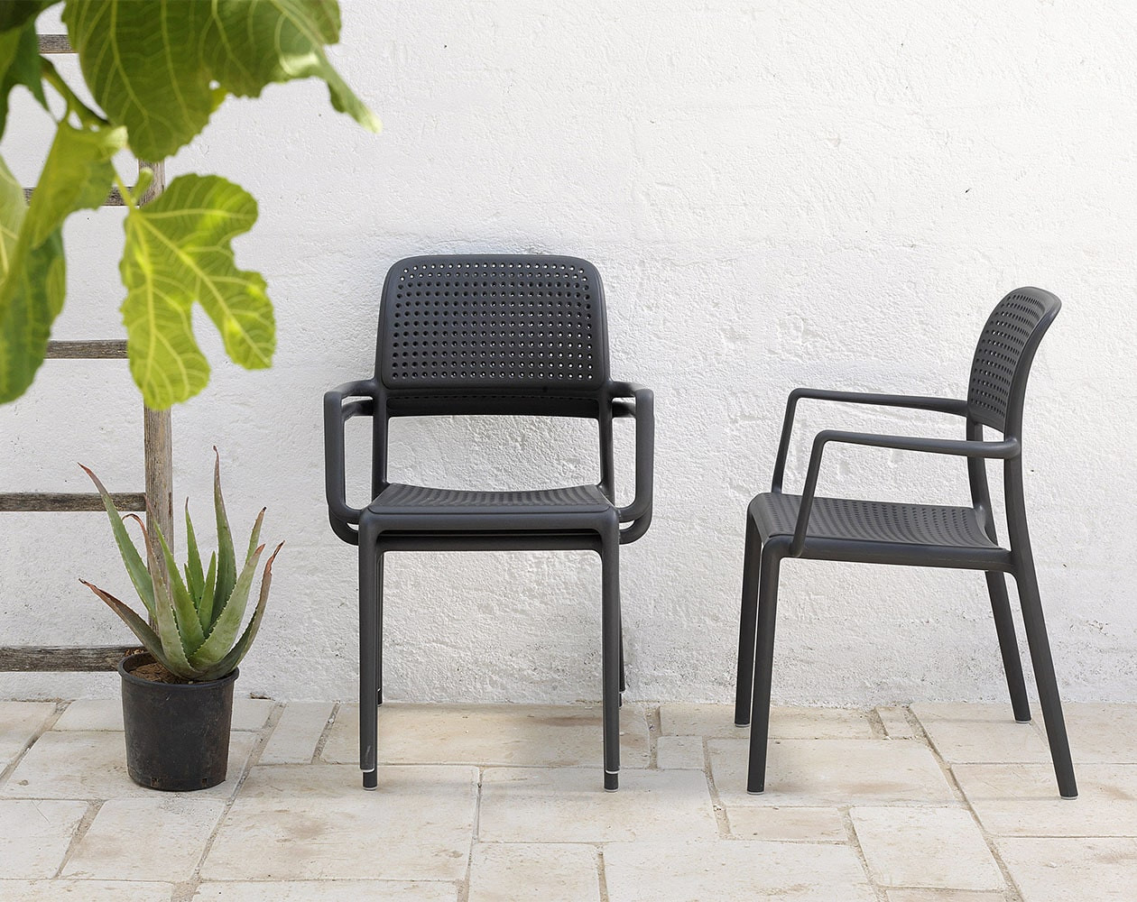Кресло из полипропилена Nardi Outdoor BORA (антрацит) 