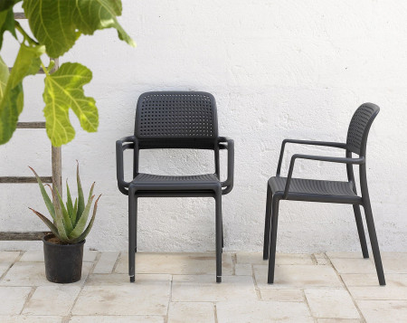 Кресло из полипропилена Nardi Outdoor BORA (антрацит) 