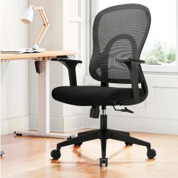 Крісло для оператора LUX- GO-SIT 645-1B BLACK ергономічне