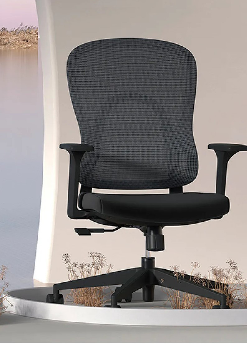 Крісло для оператора LUX- GO-SIT 645-1B BLACK ергономічне