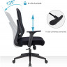 Крісло для оператора LUX- GO-SIT 645-1B BLACK ергономічне