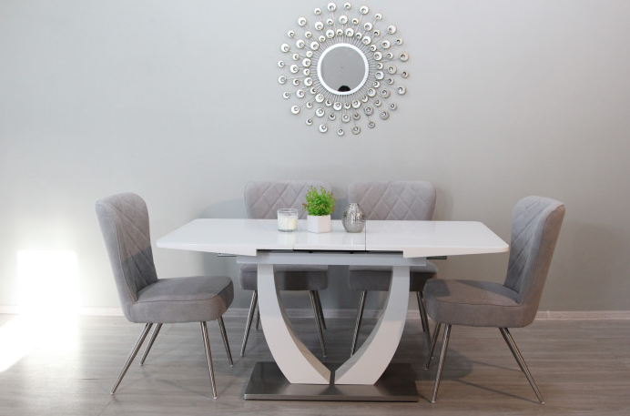 Стол обеденный модерн premium T EVRO- Concord T-904 (стекло) 160*90