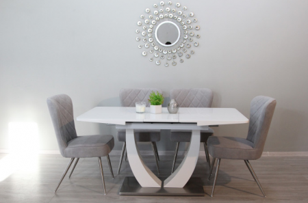 Стол обеденный модерн premium T EVRO- Concord T-904 (стекло) 160*90