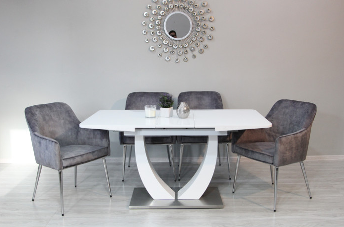 Стол обеденный модерн premium T EVRO- Concord T-904 (стекло) 160*90