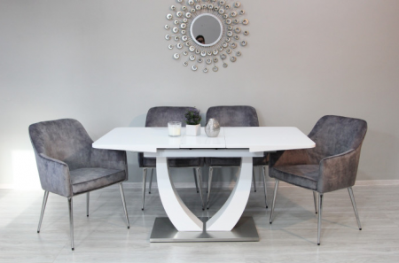 Стол обеденный модерн premium T EVRO- Concord T-904 (стекло) 160*90