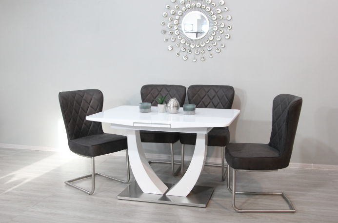 Стол обеденный модерн premium T EVRO- Concord T-904 (стекло) 160*90