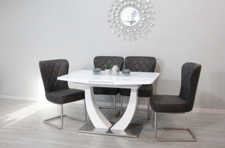 Стол обеденный модерн premium T EVRO- Concord T-904 (стекло) 160*90