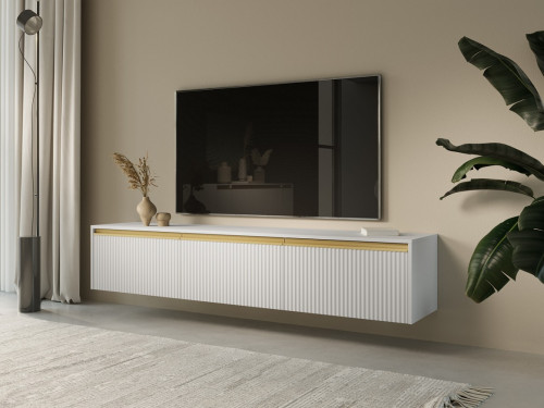 Тумба под ТВ Perfect Home Royal RTV180 Белый