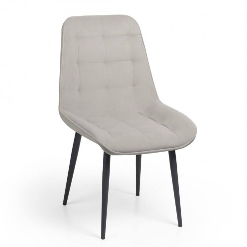 Стул Avn- MARS Light Grey Velvet светло- серый 